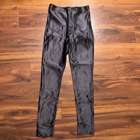 American Apparel Black Disco Pants - Picture 2 of 4